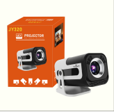 Projecteur intelligent LCD 4K à mise au point électrique, haut-parleur intégré, Android 13, 180 ANSI, double fonction Home Cinéma et extérieur, portable, 2 Go de RAM, HY320
