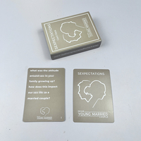 Cartes à jouer personnalisées en papier en gros, positions sexuelles de chambre à coucher en anglais, impression de jeux pour adultes, jeu de couple