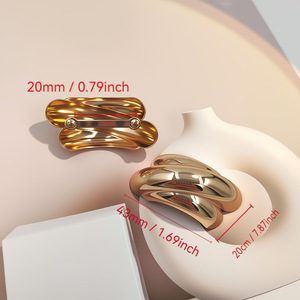 Bottoni in Metallo Regolabili con Fibbia, Produttori di Connettori Metallici Dorati, Decorazioni per Sciarpe - Product Image 3