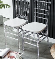 Chaises Napoléon Chiavari en Résine PC ou Acrylique Transparentes Empilables en Gros pour Événements de Mariage et Location Style Nordique