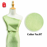 Tissu satiné d'acide acétique imité gaufré à double face pour vêtements pour femmes abayas modestes