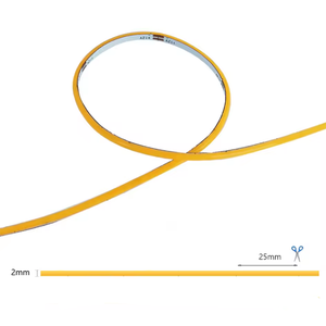 شريط إضاءة ليد 2 COB DC12V 5W LEDs/<span class=keywords><strong>M</strong></span> شريط إضاءة خطي مرن لخزانة حرفة يدوية رف أبيض دافئ - Product Image 3