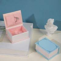 Boîte d'emballage en papier rigide innovante avec revêtement UV pour les marques modernes, bijoux, lunettes, parfums, montres et shopping