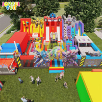 JOYFUL FUN Castello Rimbalzante Transformers Multifonctionnel Parc d'attractions gonflable Jeux gonflables commerciaux