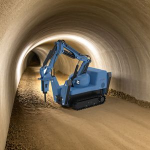 Robot de démolition télécommandé haute puissance pour tunnels et mines souterraines, mini-excavatrice de démolition CE/EPA/Euro 5 - Product Image 1