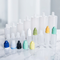 Op maat gemaakte PE druppelflesjes 5ml 10ml 15ml 30ml 50ml 100ml 200ml voor kleurstoffen, nagelriemolie, cosmetische serums en smaakconcentraten
