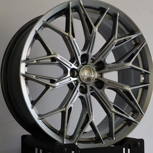 Nouvelle jante de voiture en alliage d'aluminium 20*8,5 pouces, 5 trous, roue moulée avec déport de 35 mm, largeur 8,5J, design multi-rayons - Product Image 4
