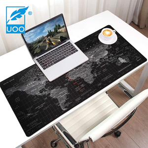UOO fábrica personalizada mapa del mundo de gran tamaño extendido suave personalizado Venta caliente alfombrilla de ratón de goma para juegos - Product Image 6