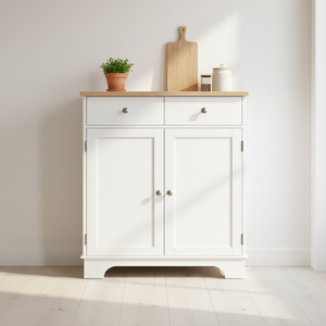 <span class=keywords><strong>Buffet</strong></span> avec rangements, armoire <span class=keywords><strong>de</strong></span> cuisine avec étagère réglable, 2 tiroirs et 2 portes, meuble <span class=keywords><strong>de</strong></span> bar à café - Product Image 1