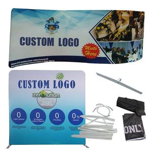 Tension Fabric Photography Custom Logo Quick Show Display <b>Backdrop</b> Banner Wall <b>Stand</b> for Trade Show - Product Image 1