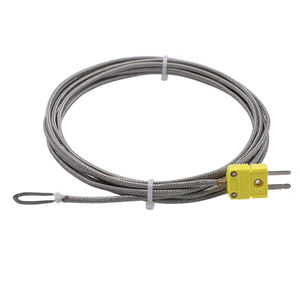 เทอร์โมคัปเปิลแบบยึดพื้นผิวเซ็นเซอร์วัดอุณหภูมิมีความยืดหยุ่นโพรบแบบฟิล์มบางสายไฟและสายเคเบิลแบบ T อุณหภูมิ1000องศา - Product Image 2