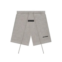 Short de jogging d'été pour hommes, short de survêtement de plage décontracté de haute qualité, short de course à cordon de serrage, couleur unie, vente en gros sur mesure