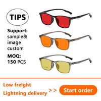 Lunettes de lecture, lunettes de soleil tendance, bloqueur de lumière bleue, filtre anti-lumière bleue, verres orange-rouge, protection UV complète, monture intégrale, style œil de chat
