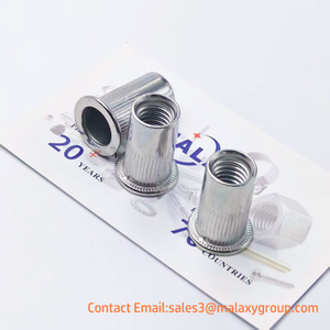 <span class=keywords><strong>Tuercas</strong></span> <span class=keywords><strong>Remachables</strong></span> MALAXY M3 M8, Acero Inoxidable, M6 Pequeñas, 90 Unidades, Cabeza Plana Avellanada, Rosca Tubular Hexagonal, Remache Moleteado - Product Image 5