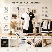 Tenue de spa personnalisée OEM ODM avec logo, vêtements de travail pour femmes, salon de beauté, style chinois moderne, ensemble tunique et pantalon pour massothérapeute