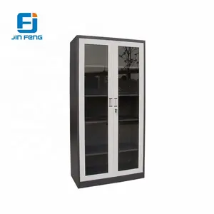 Gabinete de aço para escritório, JF-C12, design moderno, armário, lixa de armazenamento de metal