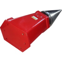 Fendeuse de bûches à vis pour chargeuse compacte de 3 à 8 tonnes / Fendeuse de bûches à essence avec adaptateur EU et roulement