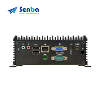 C4350Z-C1 Mini pc sans ventilateur ordinateur de bureau J4125 NUC Mini Pc avec RS232 6 USB PS/2 ordinateur industriel