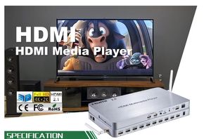 เครื่องเล่นวิดีโอระบบเสียง3D 1080P แบบ Full HD เครื่องเล่นสื่อแบบ HDMI 10ทาง V2.0 - Product Image 6