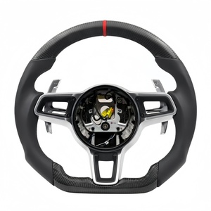 Volant en fibre de carbone vendu directement par l'usine pour Porsche Cayman Macan 911 970 986 991 991.1 992 993 <span class=keywords><strong>996</strong></span> 997 997.2 <span class=keywords><strong>Gt3</strong></span> 356 - Product Image 1