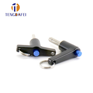 Broches à dégagement rapide Tengdafei en acier inoxydable à extrémité sphérique robustes avec anneau de levage usage général - Product Image 2