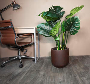 Pot de fleurs moderne et compact pour jardin, vente d'usine, décoration de cour, design simple, utilisation en centre commercial, pots de fleurs en ciment - Product Image 6