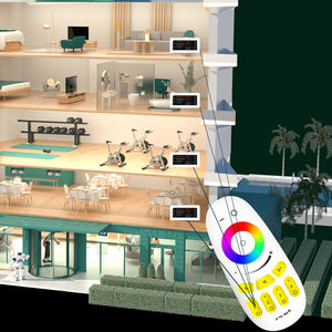 Controlador de Grupo LED de 4 Zonas para Tiras de Luz LED RGBW, Interruptor Manual, Control Remoto RF de 2.4GHz, Controlador RGB de 244W - Product Image 6