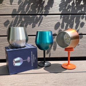 Nuovo Arrivo 2026: Bicchiere Refrigerante in Acciaio Inossidabile 304 con Parti in Plastica Rimovibili, Bicchiere Alto da Bar di Qualità Premium, Bicchiere da Vino Rosso - Product Image 3