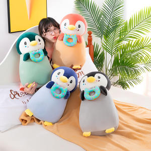 Gros climatiseur couette pingouin crocodile éléphant licorne en peluche jouet sieste couverture poupée oreiller - Product Image 3