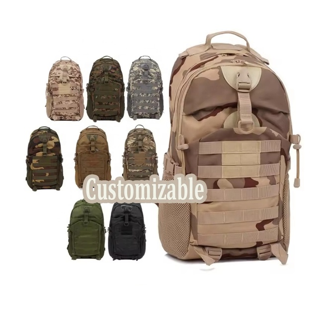 Wholesale Molle Camouflage Rucksack 35L Cordura Attack Bagpack Waterproof Custom Tactical Backpack