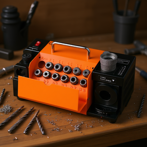 Affûteur de forets portable 3-13 mm, 11 pinces, meule CBN, angle réglable, outil électrique pour affûtage de précision - Product Image 2