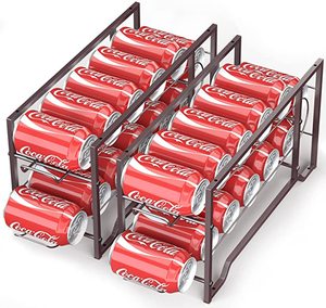 Distributeur empilable de boissons alcoolisées, support pour boissons, canette de rangement pour penderie ou réfrigérateur - Product Image 1