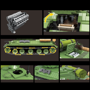 WW2 quân sự Lịch Sử Bộ sưu tập mô hình chiến đấu Xe tăng tự làm quân đội xây dựng khối đồ chơi thiết lập quân đội xe tăng khối xây dựng - Product Image 4