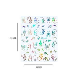 6 Vintage <span class=keywords><strong>Boho</strong></span> Toetem <span class=keywords><strong>Nail</strong></span> Art Stickers 3D Aurora <span class=keywords><strong>Nail</strong></span> Decals Accesorios hechos de papel y plástico - Product Image 5