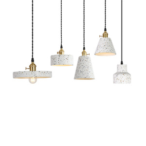 Nordic Cement Chandelier Vintage <strong>Industrial</strong> <strong>Style</strong> Restaurant <strong>Lamp</strong> Tarrazzo Ceiling <strong>Lamp</strong> - Product Image 1