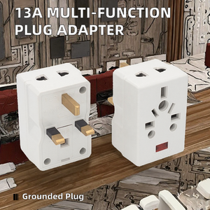 13A đa chức năng trắng BS chuyển đổi ổ cắm cắm UK Tiêu chuẩn điện <span class=keywords><strong>Adapter</strong></span> cho saudi arabia Sri Lanka Nam Phi hợp nhất - Product Image 3