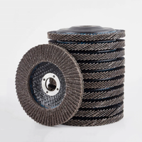 Disques à lamelles abrasifs Dongtai 100/115/125 mm, revêtement en fibre de verre, disque à lamelles en alumine calcinée pour le meulage, le ponçage et le polissage des métaux