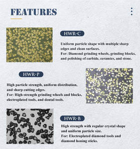 Polvere di Diamante Sintetico, Graniglia di Diamante Frantumato per Utensili Elettroplaccati e Strumenti Dentali - Product Image 3