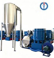 Machine d'agglomération de granulés densifiants pour films plastiques PET PE PP 100L 200L 500L, vente chaude