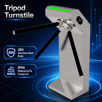 Tourniquet trépied en acier inoxydable 304, étanche IP64, avec tamponnement automatique, capteur infrarouge, certifié CE, pour usine, salle de sport, bureau, bâtiment