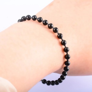 Women <b>Men</b> Bracelet Link Bead Chain for Hand Foot Stainless Steel Ball <b>Bangle</b> Round Rolo Ankle Anklet Jewelry Accessories Gift - Product Image 4