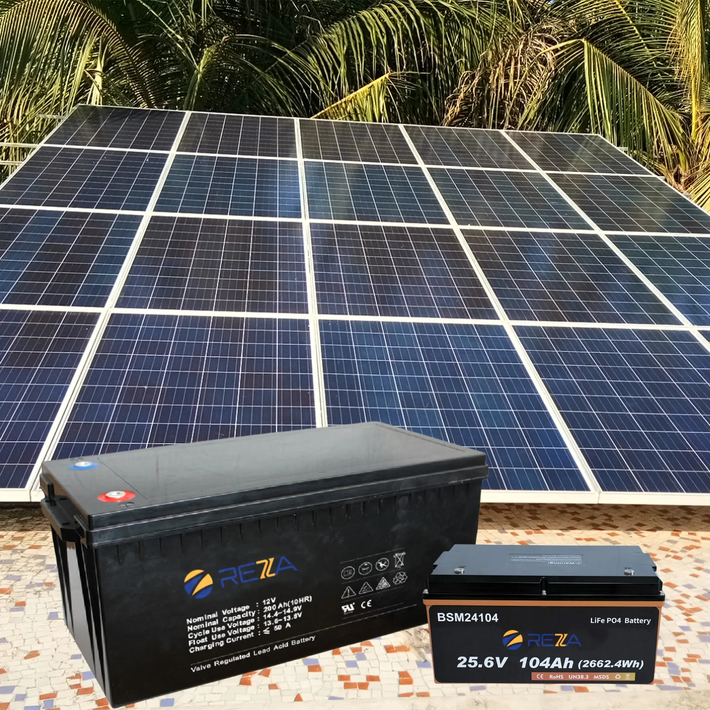 딥 사이클 젤 Agm 태양 전지 2V 12V 저렴한 가격 100AH 150AH 200AH 250AH 장수명 태양 전지 납산 배터리