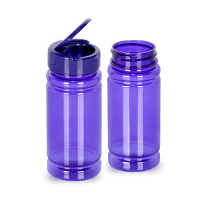 Botella de Plástico PET Transparente con Forma de Cápsula de 100ml 150ml 200ml 300ml 4oz 6oz, Forma Cilíndrica con Tapa Abatible a Prueba de Niños - Product Image 1