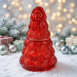 Árbol de Navidad con tapa de cristal navideña - Product Image 1