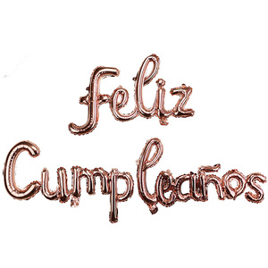Palloncini in alluminio spagnolo-Set di lettere minuscole per scrivere "buon <span class=keywords><strong>compleanno</strong></span>"-forniture Festive per la decorazione della festa di <span class=keywords><strong>compleanno</strong></span> - Product Image 6