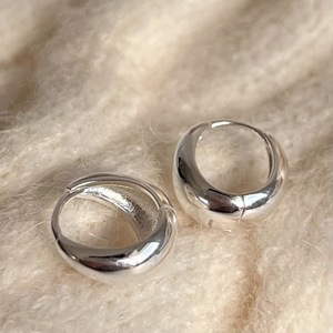 The Modern Classic <strong>Huggie</strong> 925 Sterling <strong>Silver</strong> Everyday Hoops Hypoallergenic High Polish &amp; Effortless Chic - Product Image 2