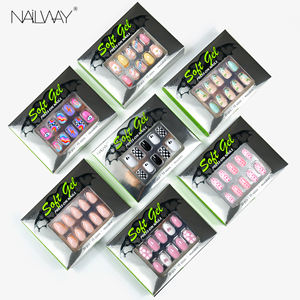 <span class=keywords><strong>Faux</strong></span> <span class=keywords><strong>ongles</strong></span> <span class=keywords><strong>fantaisie</strong></span> de haute qualité avec motif floral mignon, 24 pièces, 12 tailles, en PMMA - Product Image 5