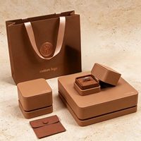 Coffret Cadeau Luxe Personnalisé pour Colliers, Bracelets et Boucles d'Oreilles avec Couvercle et Base