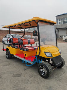 سيارة كلاسيكية جديدة <span class=keywords><strong>2</strong></span> + 1 6 مقاعد لمشاهدة المعالم السياحية الكهربائية 48 فولت بطارية ليثيوم 6 ركاب - Product Image 3