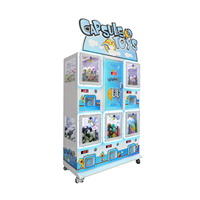 Machine à capsules Keku avec vitrine, 100% gagnant, mini borne d'arcade de table à monnayeur